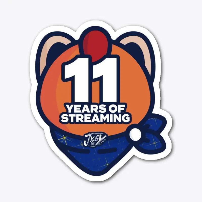 11 year big sticker